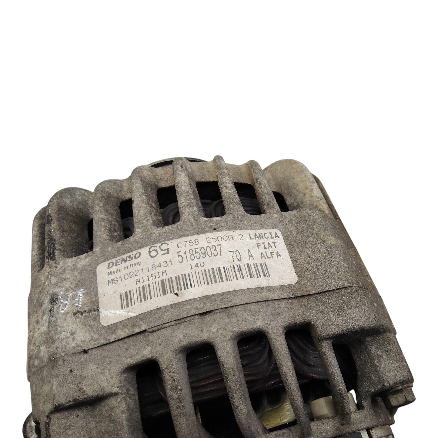 Alternatore FIAT GRANDE PUNTO/500 2 Serie/IDEA/QUBO Benzina GPL