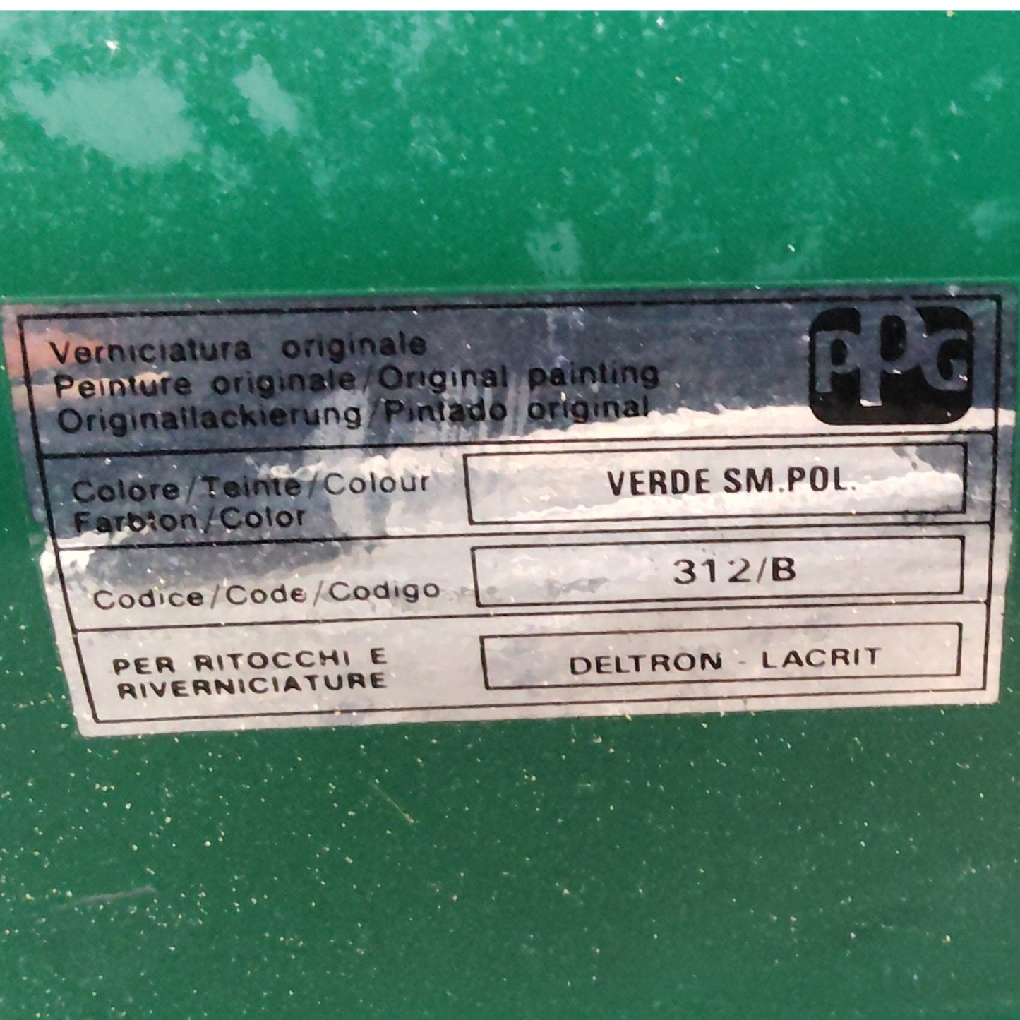 Portello Portellone Posteriore FIAT 600/SEICENTO Berlina