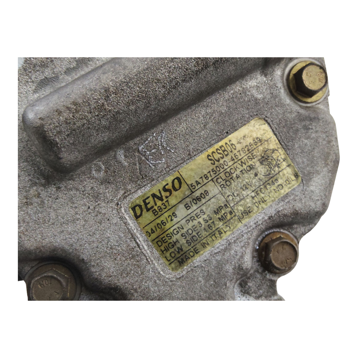 Compressore Aria Condizionata Ac FIAT PANDA 2 Serie/BRAVO 2 Benzina GPL