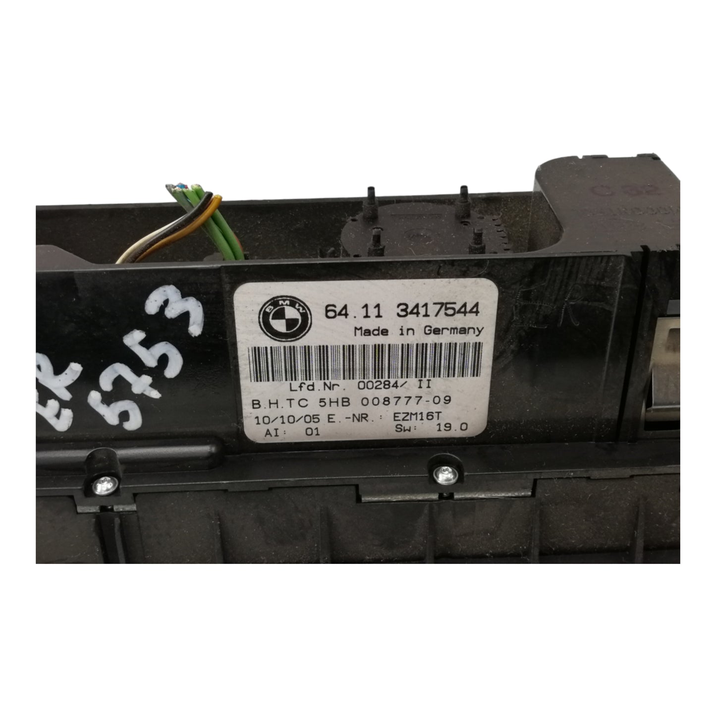 Modulo Comando Clima BMW X3 E83 SUV - 64113417544 -