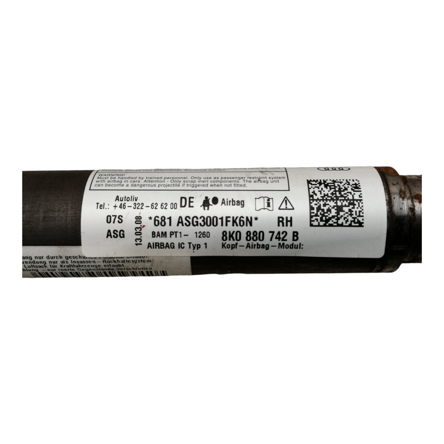 Airbag Tendina Destro AUDI A4 8K2 8K5 8KH 4-5 Porte