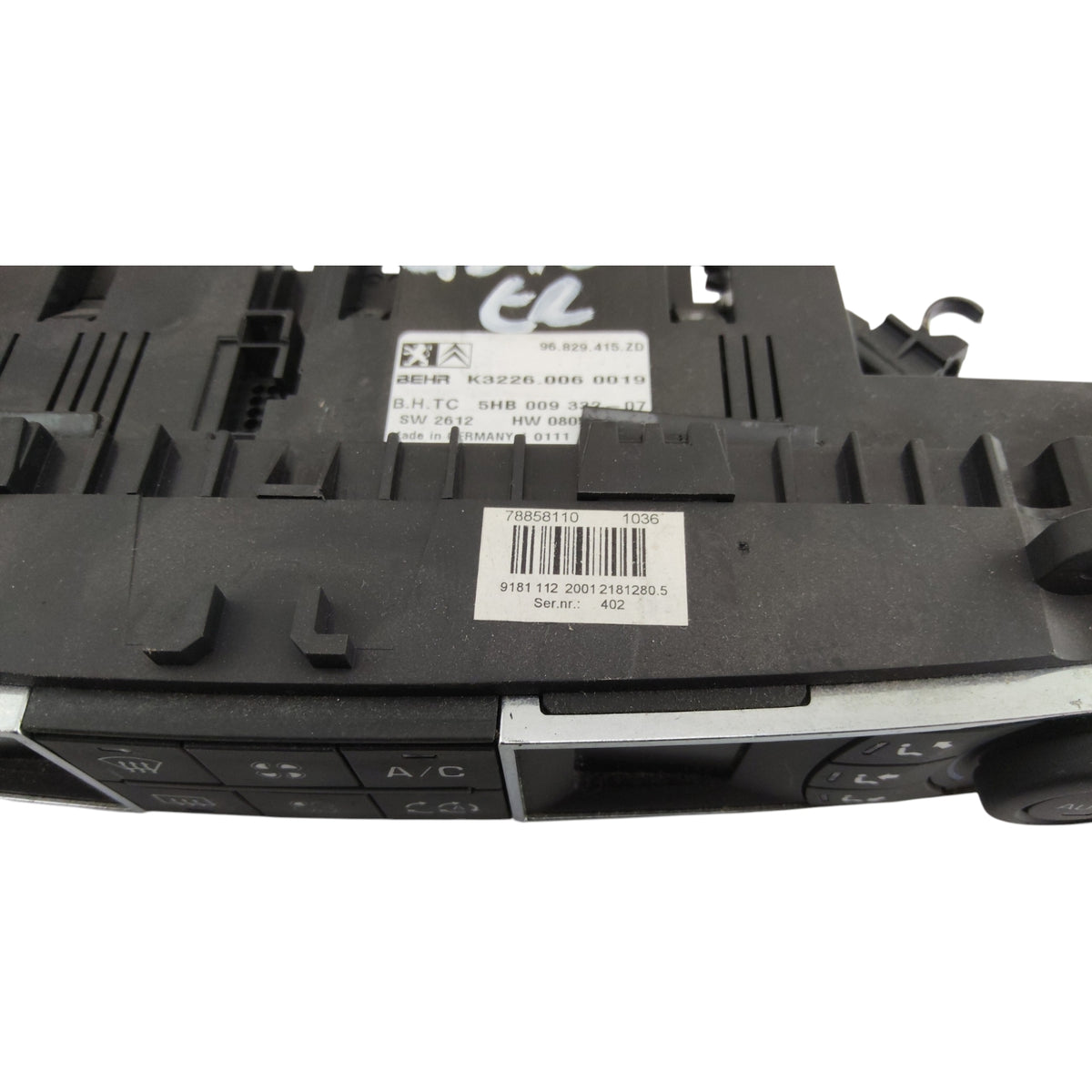Modulo Comando Clima CITROEN C5 3 Serie Pre-Restyling