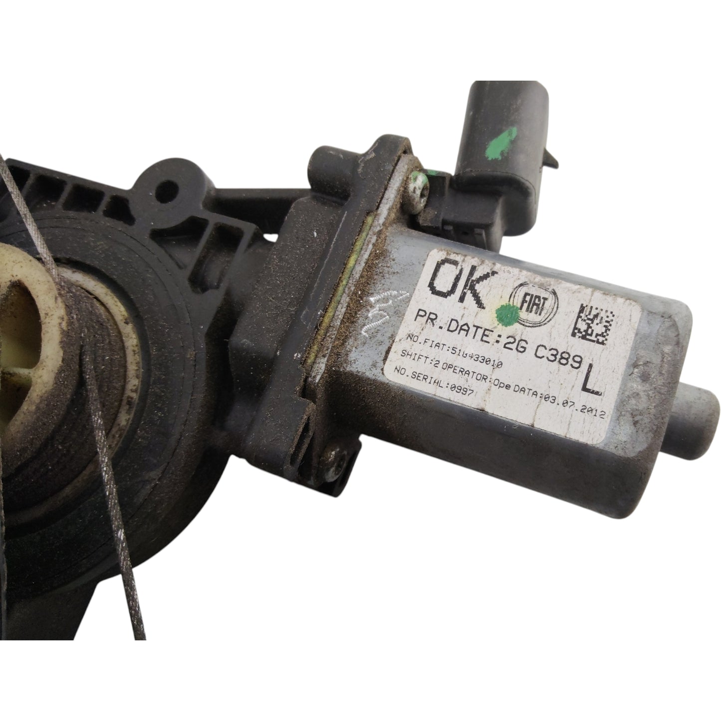 Alzacristallo Alzavetro Anteriore Sinistro FIAT PANDA 3 Serie 312