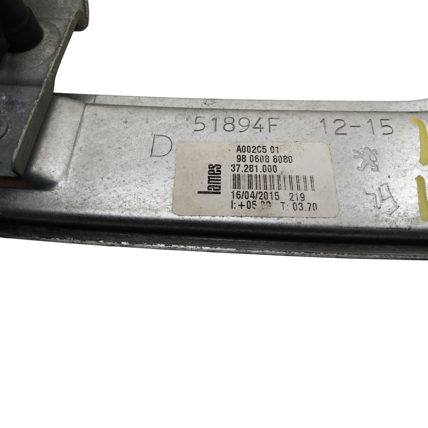 Alzacristallo Alzavetro Anteriore Sinistro PEUGEOT 208 1 Serie 5 Porte