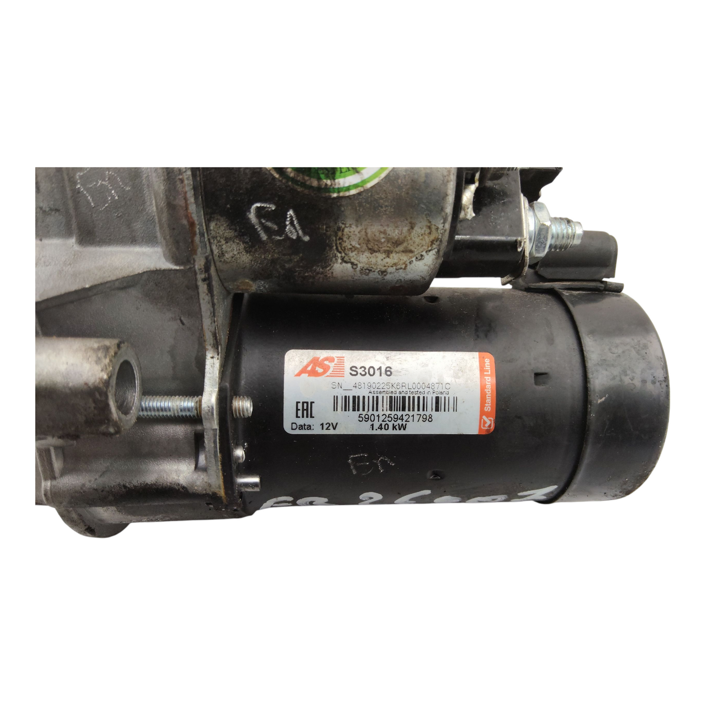 Motorino Avviamento FORD FIESTA 5 Serie/FUSION 1.4 1.6 Diesel