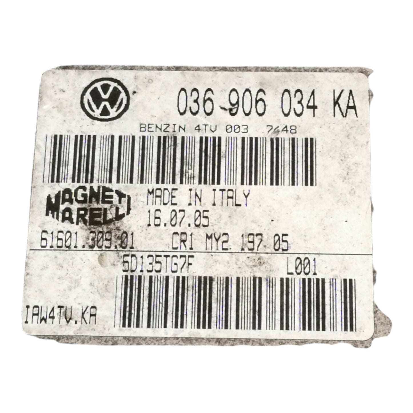 Centralina Iniezione VOLKSWAGEN POLO 5 Serie 1.4 Benzina BKY