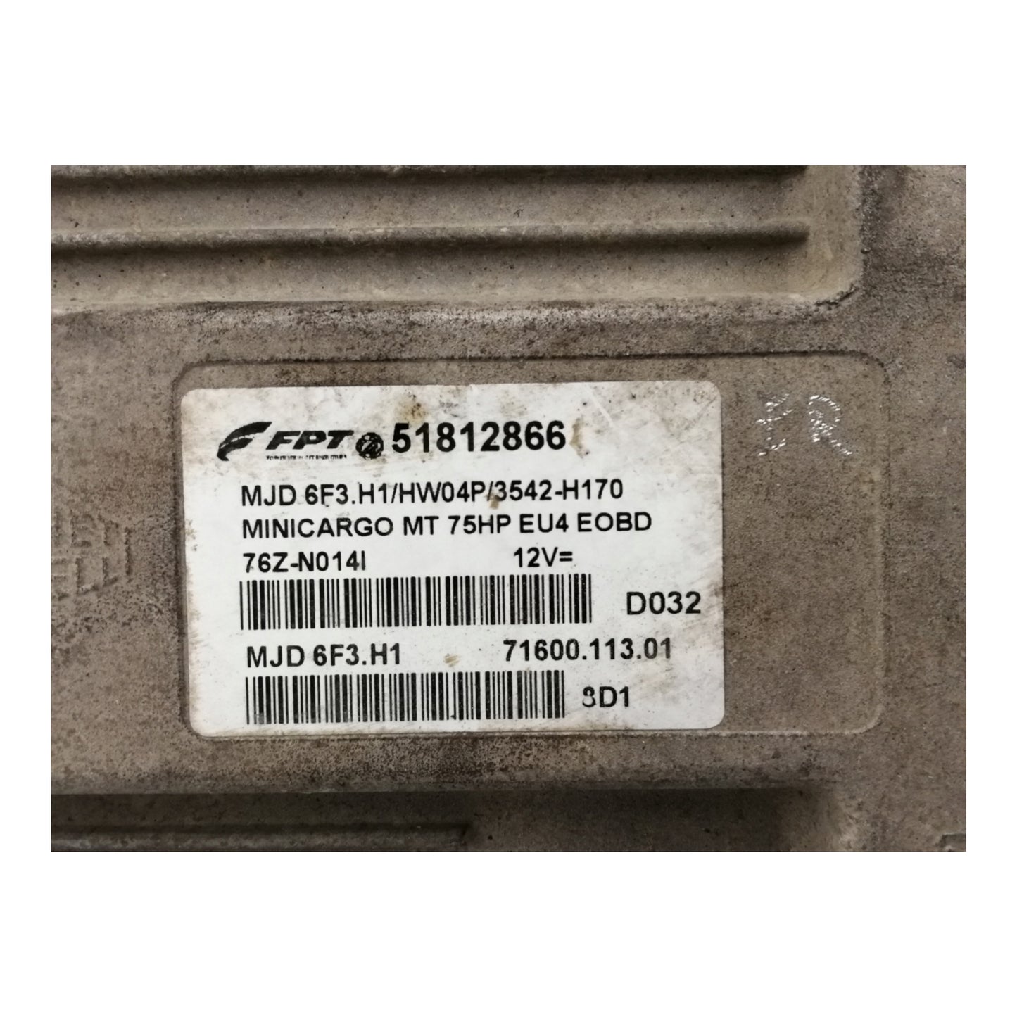 Centralina Iniezione FIAT FIORINO 3 Serie/QUBO 1.3 Diesel