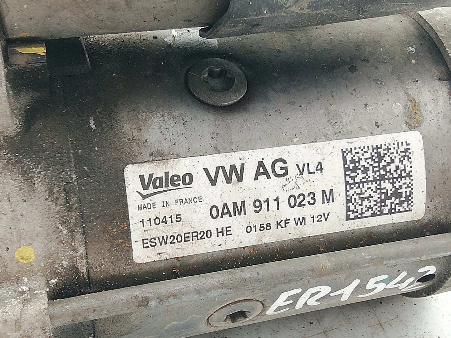 Motorino Avviamento AUDI A3 8VA/8V1/8V7/8VF/8VK/8VM/8VS 1.6 Diesel ORIGINA