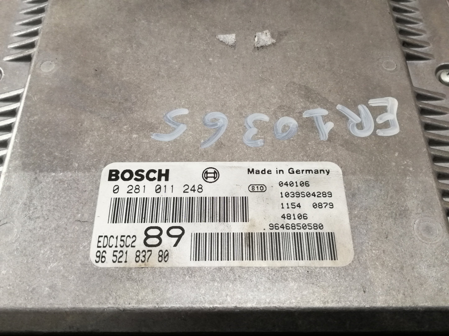 Centralina Iniezione PEUGEOT 307 1 Serie SW 2.0 HDiFAP Motore RHS
