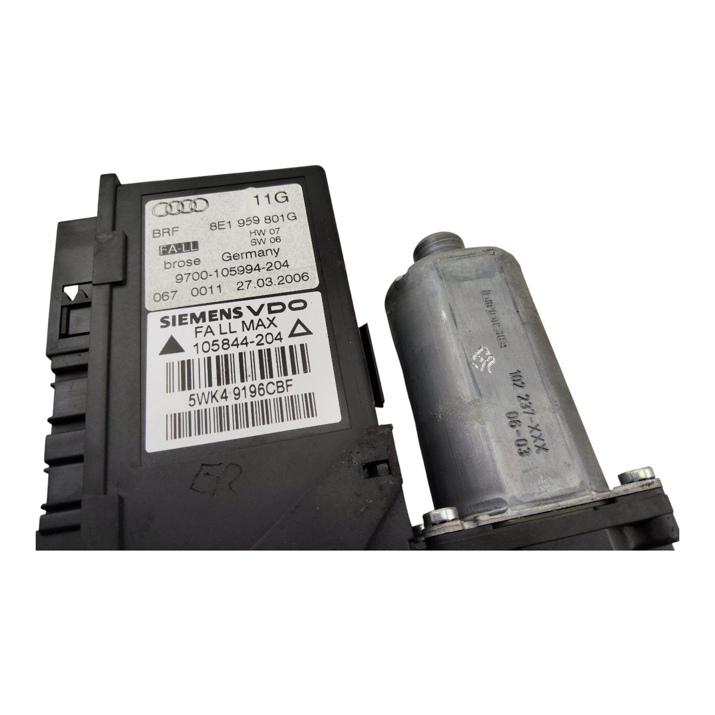 Motorino Alzacristallo Porta Anteriore Sinistro AUDI A4 8ED 8E2 8E5 8EC
