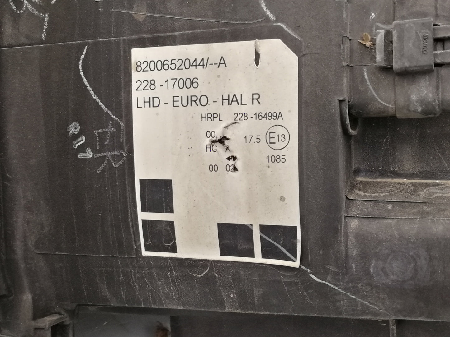 Faro Proiettore Anteriore Destro RENAULT MODUS/GRAND MODUS