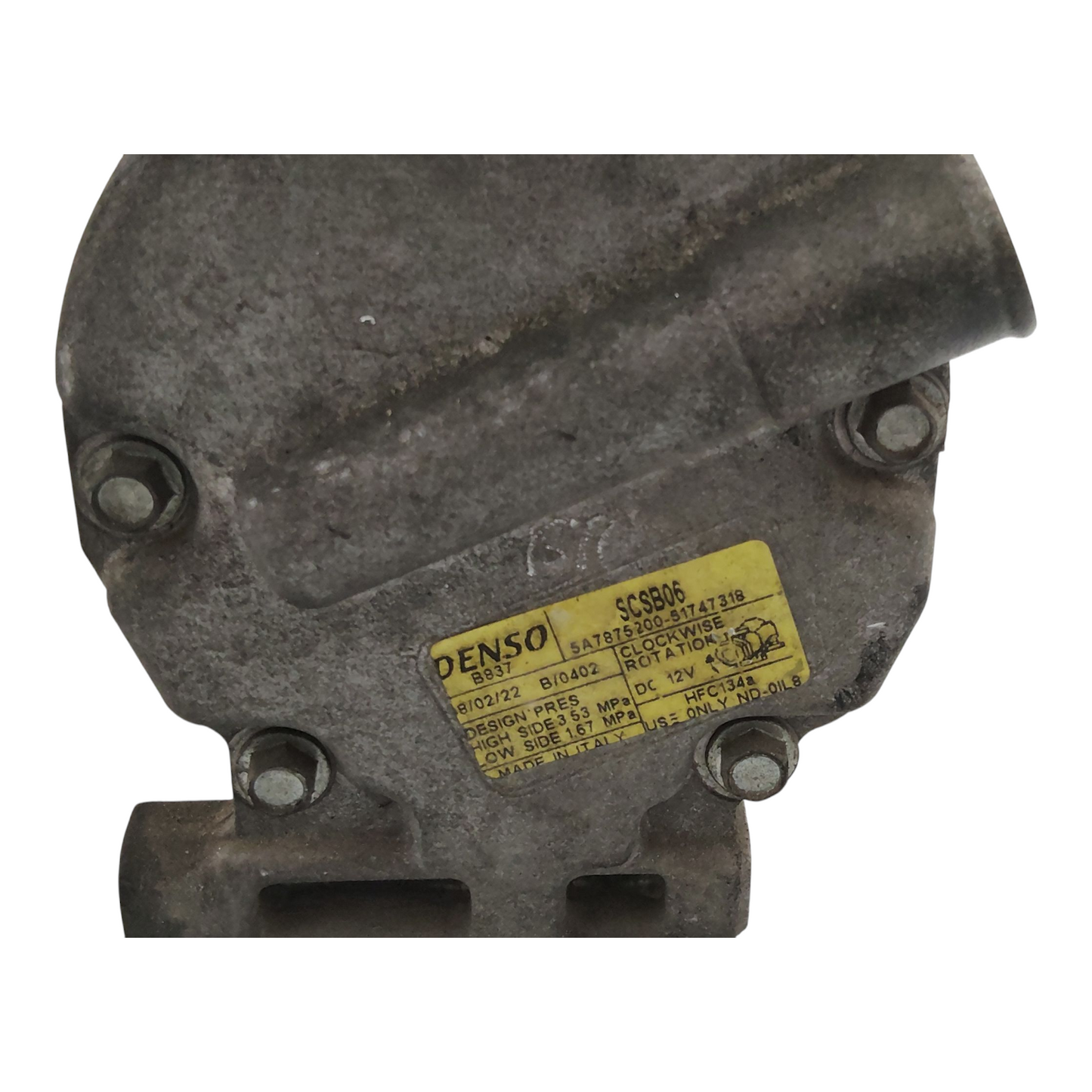 Compressore Aria Condizionata Ac FIAT PANDA 2 Serie/IDEA Benzina GPL