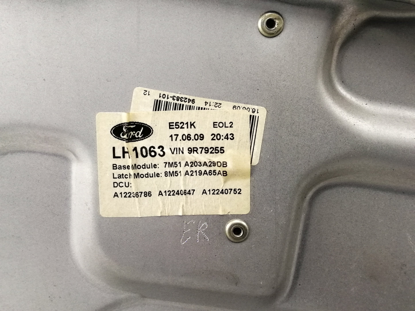 Alzacristallo Alzavetro Anteriore Sinistro FORD FOCUS 3 Serie