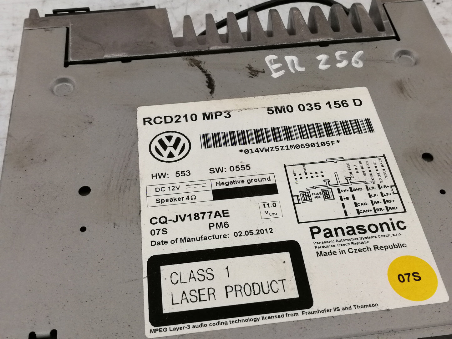 Unità Autoradio / VOLKSWAGEN POLO 6 / 1.2 DIESEL BENZINA /