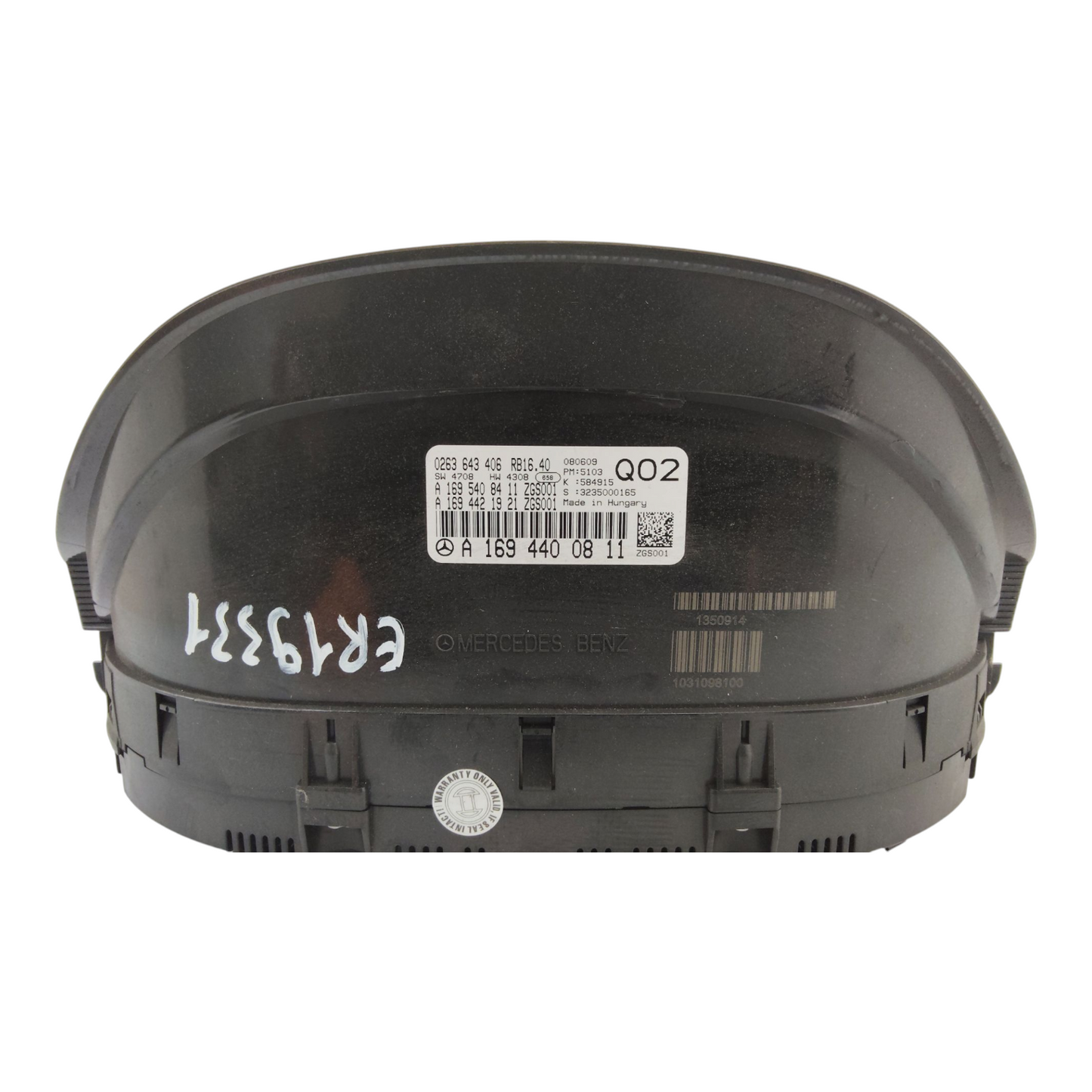 Quadro Strumenti MERCEDES CLASSE A W169