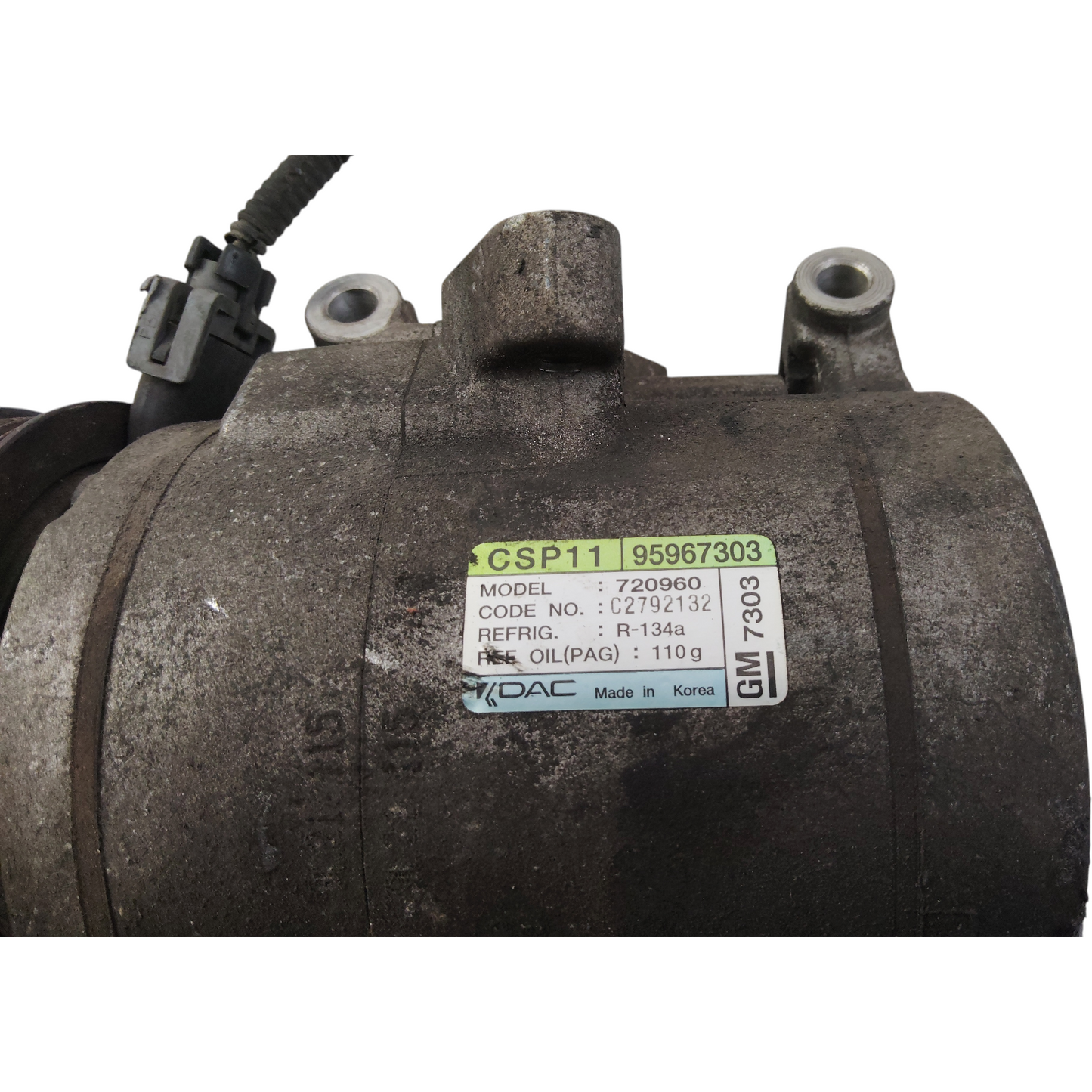 Compressore Aria Condizionata Ac CHEVROLET SPARK Benzina GPL