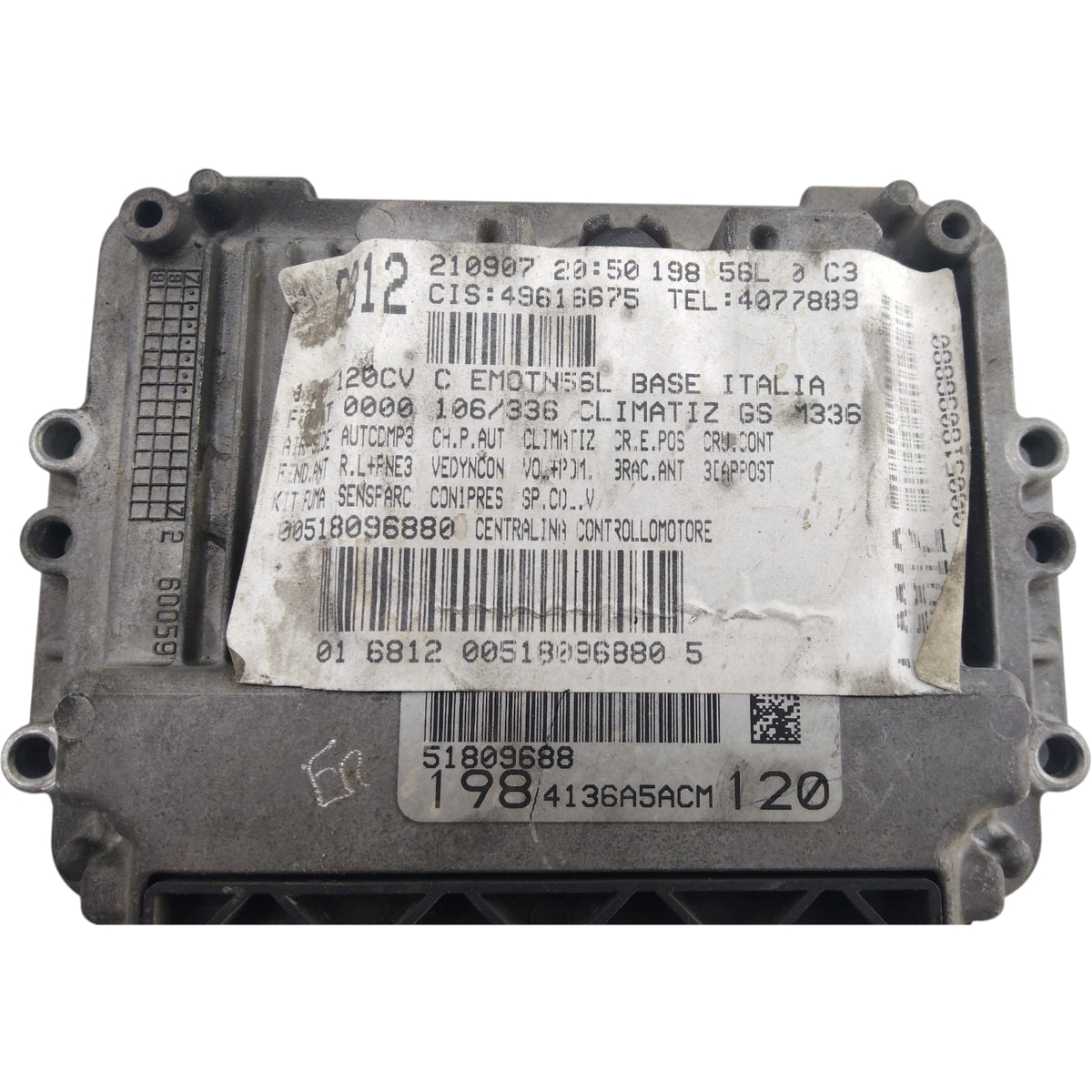 Centralina Iniezione FIAT BRAVO 2 Serie 1.9 JTD Motore 192A8000