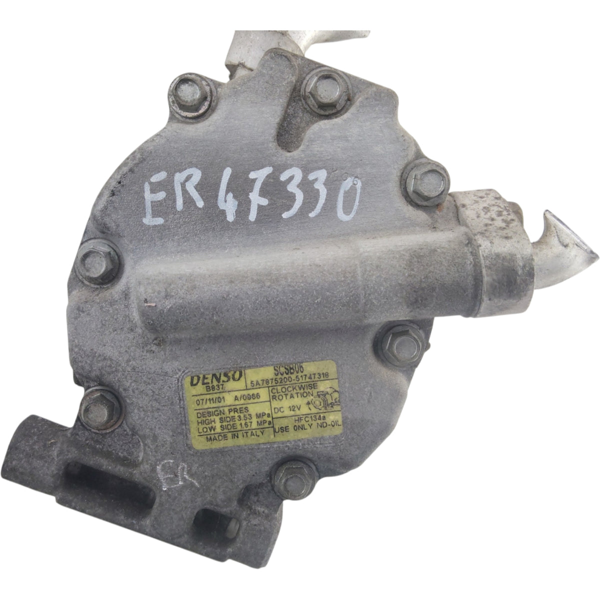 Compressore Aria Condizionata Ac FIAT PUNTO 2 Serie 188 Benzina GPL