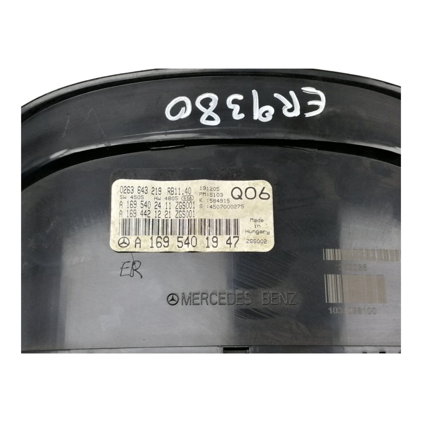 Quadro Strumenti MERCEDES CLASSE A W169 Benzina Diesel