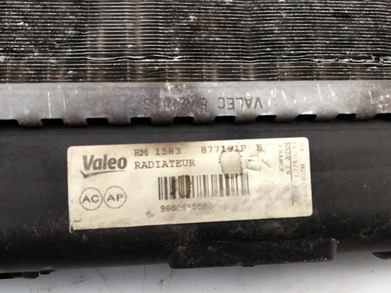 Radiatore acqua peugeot 207 (2007 in poi) benzina 9680115580 valeo
