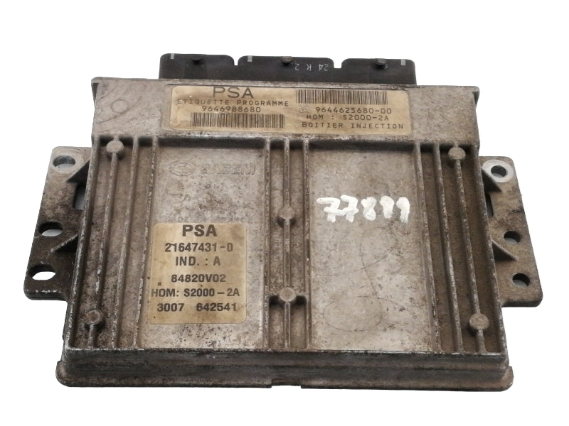 Centralina motore peugeot 206 - 1.4 benzina (1998 - 2009) 9644625680 motore