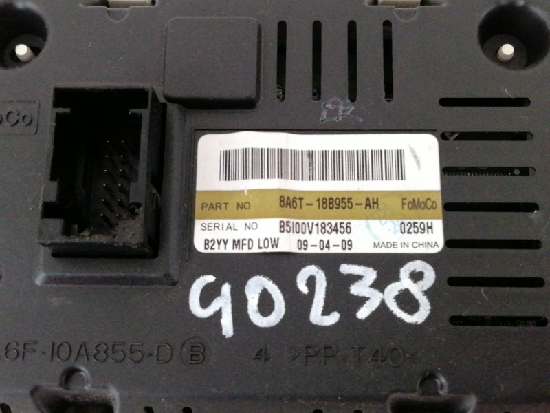 Display schermo ford fiesta 6 ( 2008 in poi ) check control 8a6t-18b955-ah