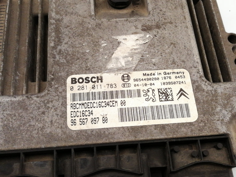 Centralina motore peugeot 206 - 1.4 hdi (2001 - 2009) 9654490280 bosch