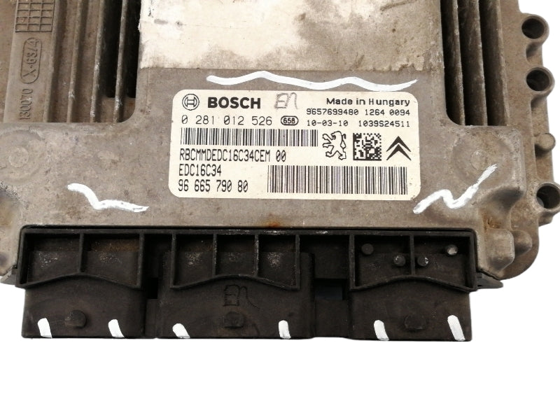 Centralina motore peugeot 206 + 1.4 hdi (2009 in poi) 9666579080 bosch
