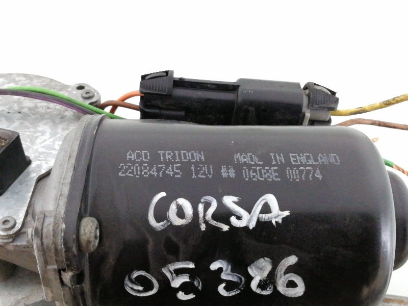 Motorino tergicristallo opel corsa b (1993 > 2000) 22084745 meccanismo