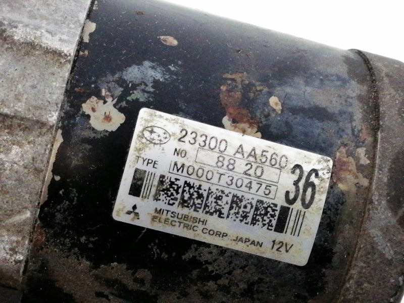 Motorino avviamento subaru forester (2008 > 2013) 23300aa560 originale