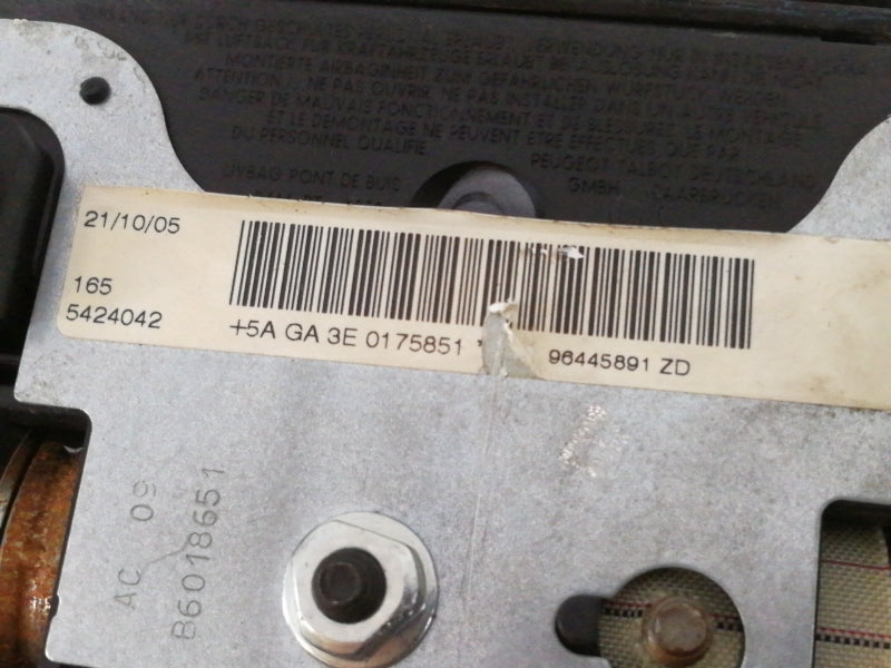 AIRBAG VOLANTE PEUGEOT 407 (2004 - 2012) 96445891 CENTRALE GUIDA STERZO ORIG.