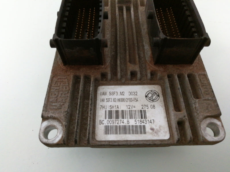 Centralina motore fiat grande punto 1.4 (2006 > 2011) 51843147 motore
