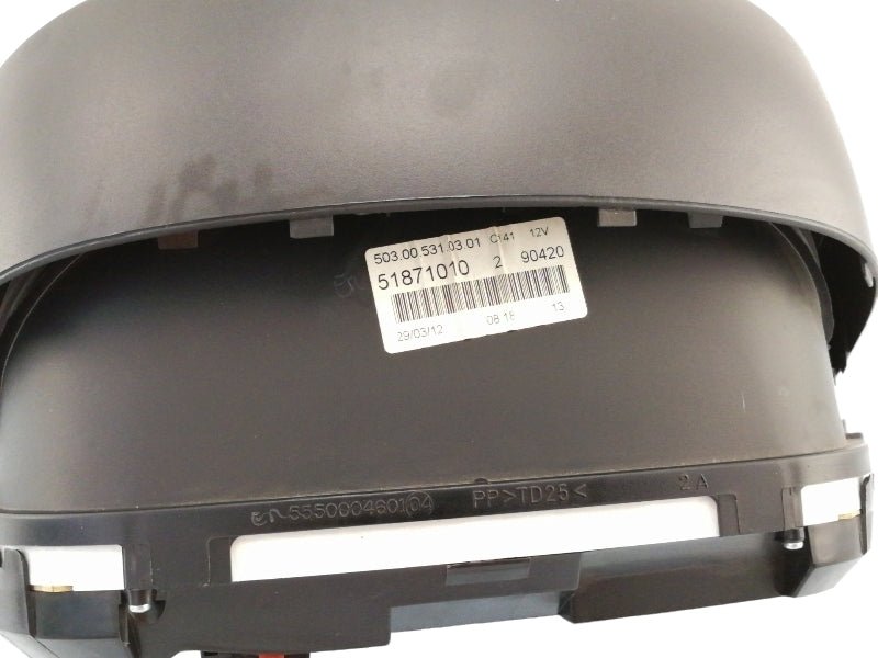 Quadro strumenti fiat panda (2012 - 2013) 51871010 contachilometri