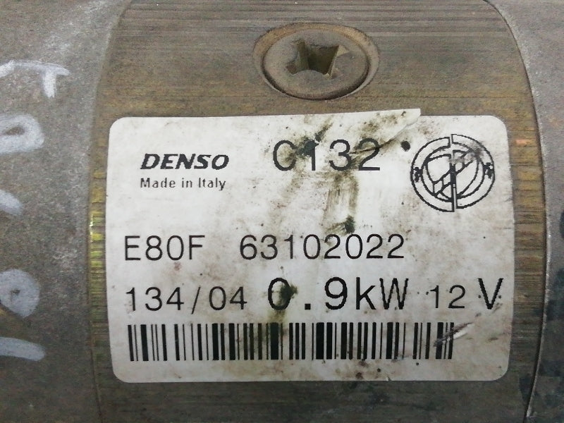 Motorino avviamento fiat idea ( 2003 in poi ) denso 63102022 - 0.9 kw
