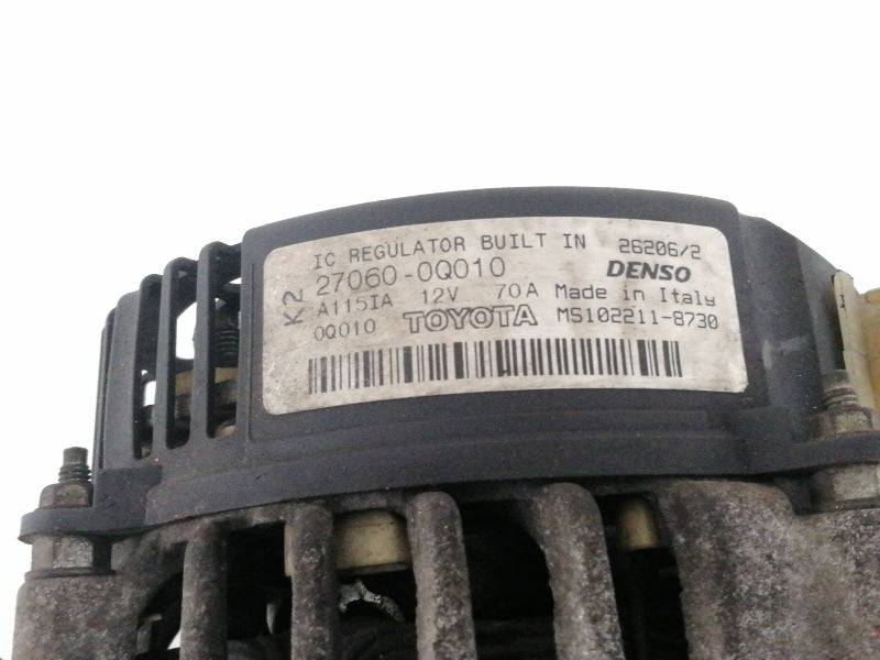 Alternatore peugeot 107 - 1.0 (2005 in poi) 27060-0q010 denso - 70 ah