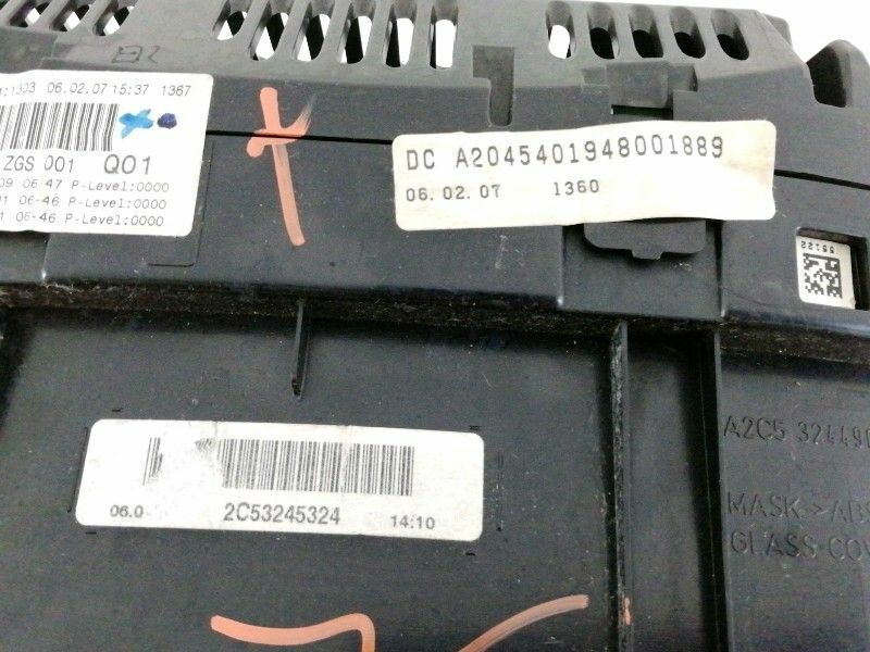 Quadro strumenti mercedes classe c w204 s204 - 2.2 cdi (2007 in poi)