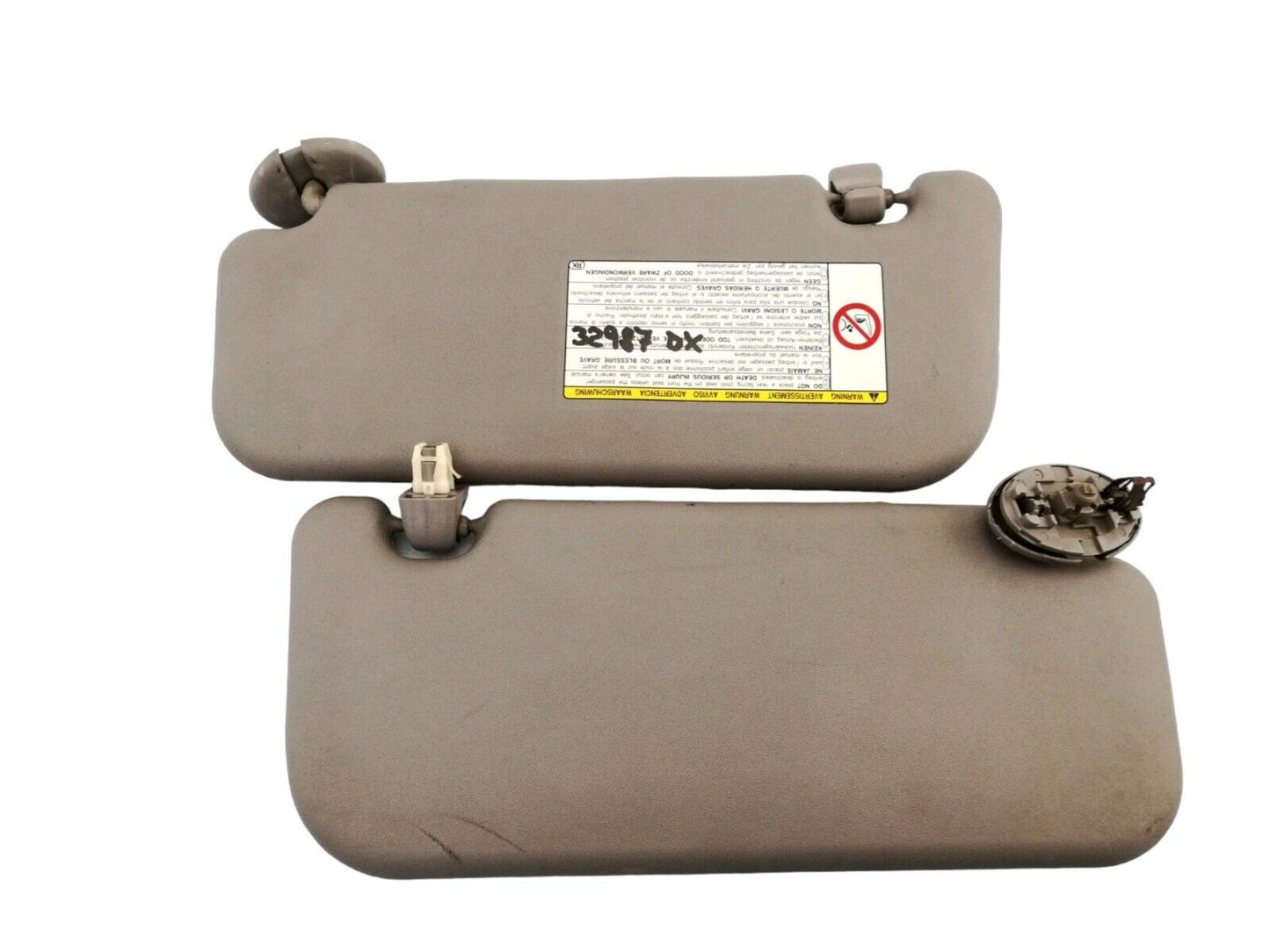 ALETTE PARASOLE TOYOTA YARIS (2005 - 2009) COPPIA SINISTRA + DESTRA ORIGINALI
