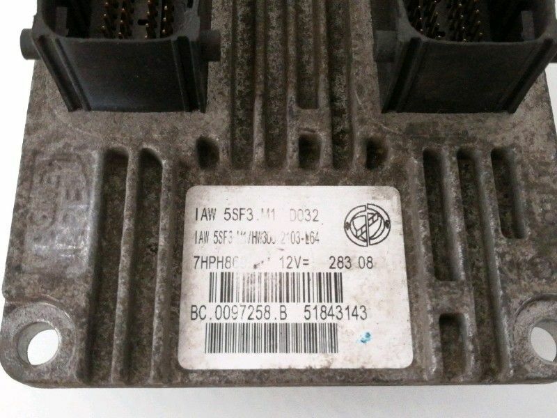 CENTRALINA MOTORE FIAT GRANDE PUNTO 1.2 (2006 - 2011 ) 51843143 MOTORE 199A4000