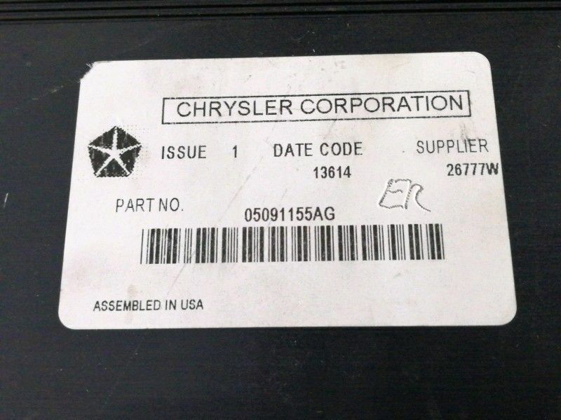 Amplificatore radio jeep cherokee ( 2013 > 2018 ) 05091674ag originale