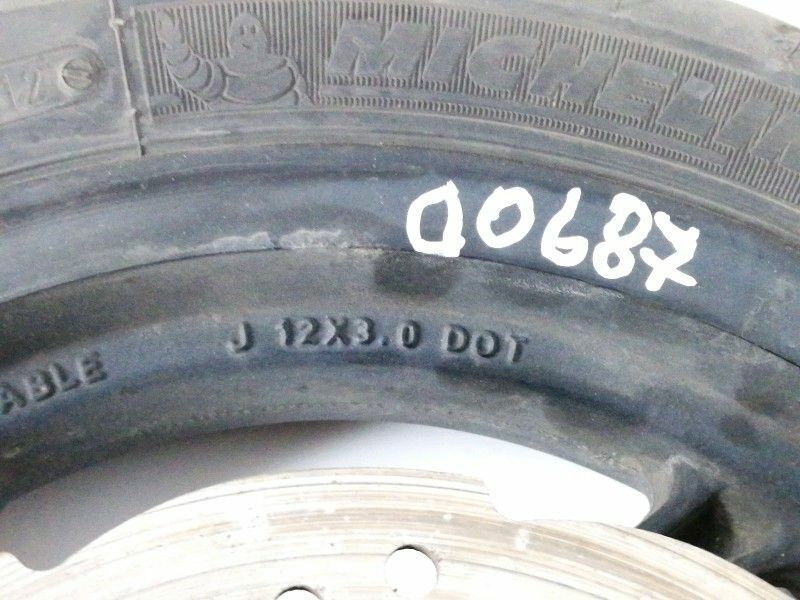 Ruota anteriore kymco agility rs 50 (2009 - 2014) cerchio + pneumatico r12