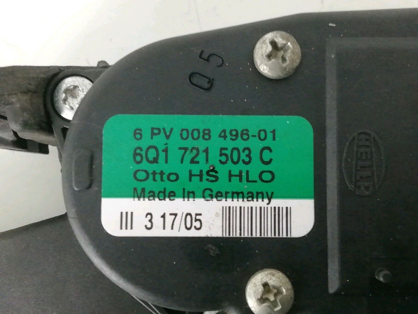 Pedale acceleratore volkswagen fox (2004 > 2015) potenziometro 6q1721503c