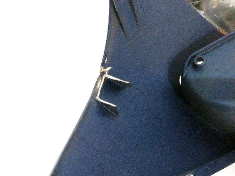 SCUDO CARENA ANTERIORE PIAGGIO X9 - 180 cc (2000 - 2002) BLU - ORIGINALE