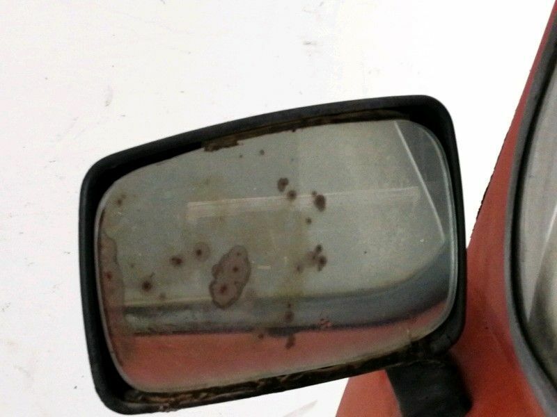 PORTA ANTERIORE SINISTRA RENAULT 4 (1985) SPORTELLO ROSSO SPECCHIETTO ORIGINALE