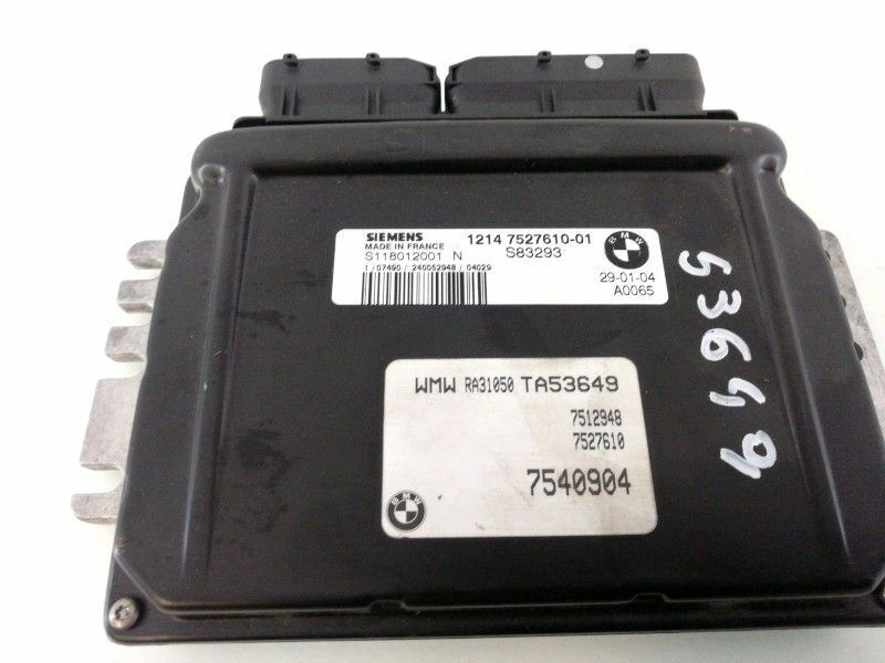 Centralina motore mini one cooper r50 - 1.6 (2001 > 2006) 7527610-01
