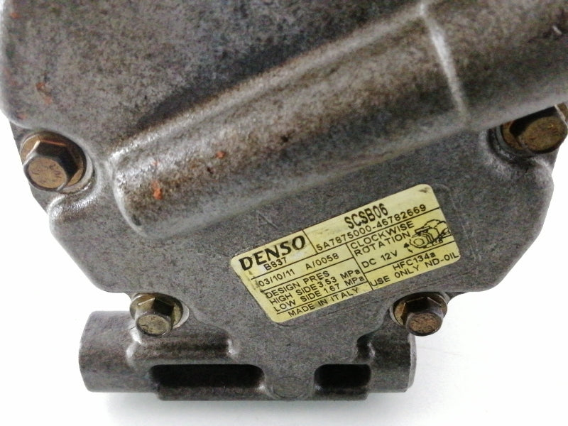Compressore aria condizionata lancia ypsilon (2000 in poi) 46782669 denso