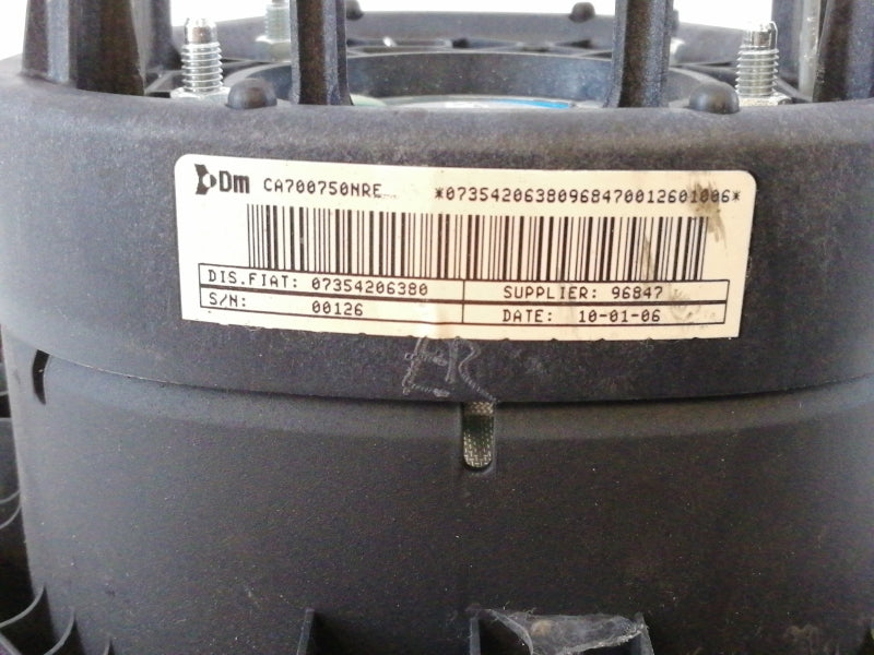 Airbag volante fiat idea ( 2005 > 2008 ) centrale sterzo guida - originale