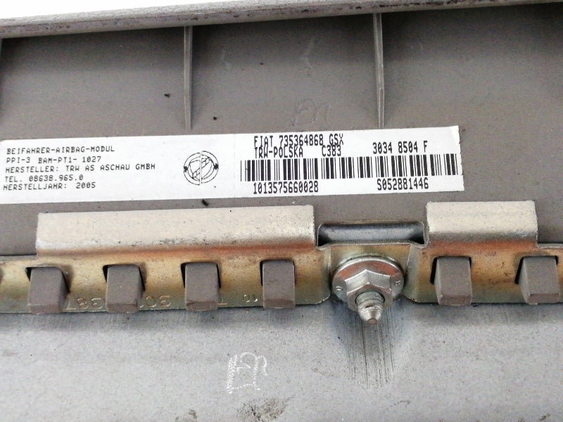 Airbag passeggero destro fiat panda ( 2003 > 2013 ) 735364868 cruscotto