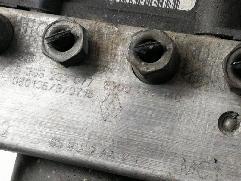 Centralina pompa abs renault clio ( 2005 in poi ) senza esp 8200747140