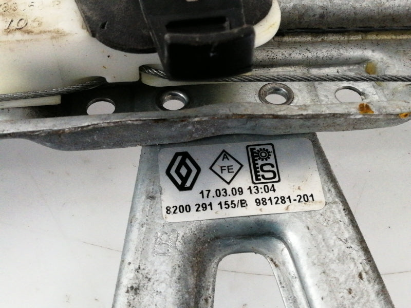 Alzacristallo manuale renault clio ( 2005 in poi ) porta posteriore destra