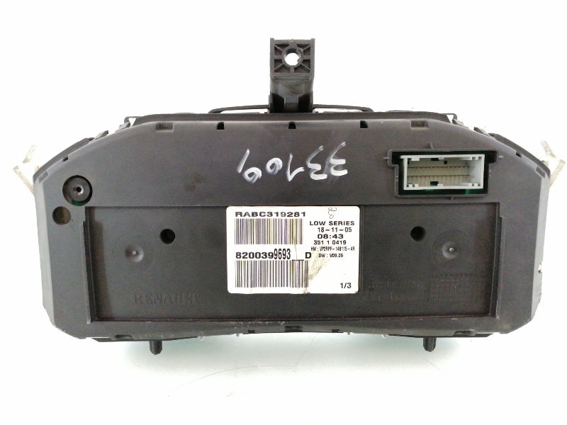 Quadro strumenti renault megane 1.5 dci (2002 > 2008) 8200399693